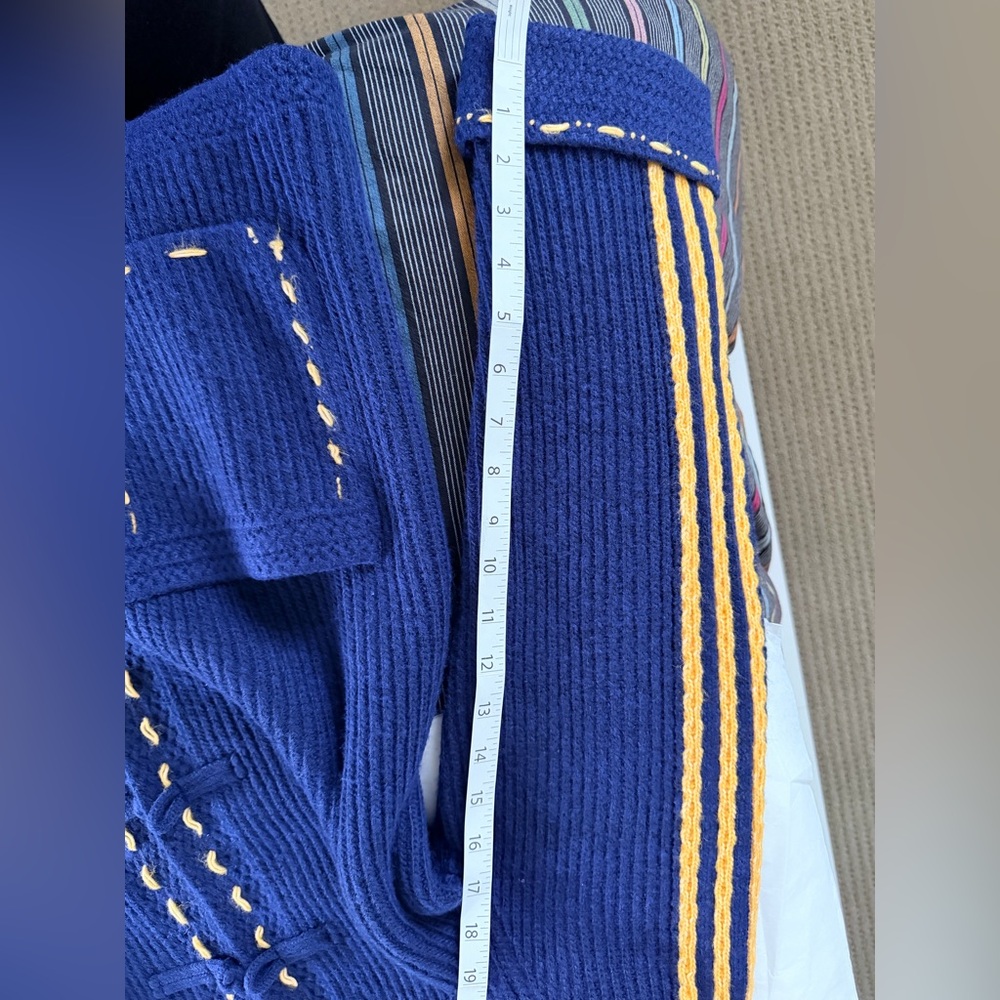 Adidas CNY Navy Blue Knit Wool Jacket (NWT) - Picture 11 of 11